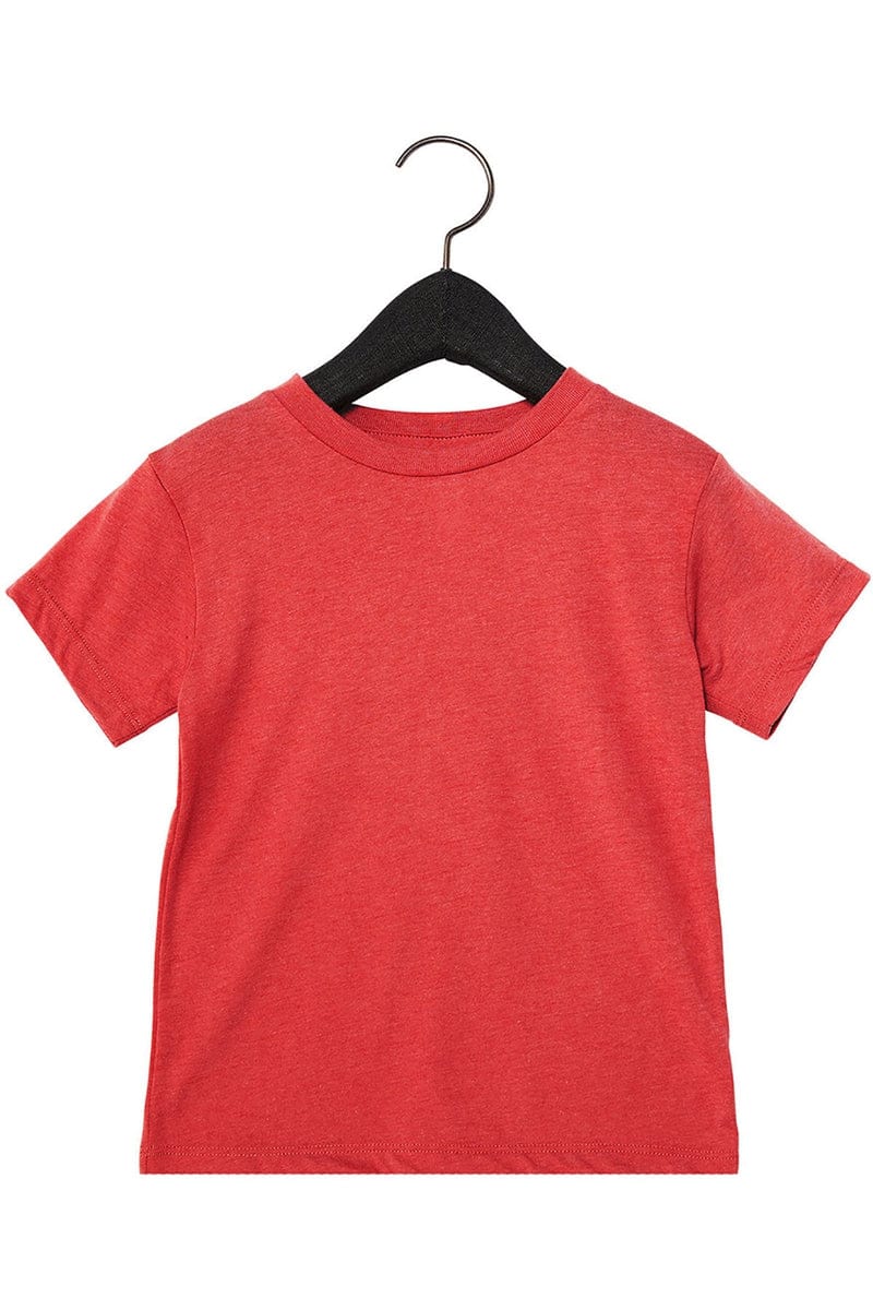 Bella Canvas T-Shirts 2T / Red Triblend Bella+Canvas 3413T: Toddler Triblend T-Shirt