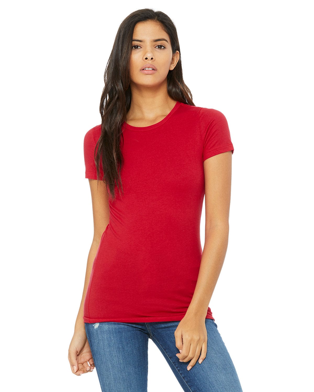 Bella Canvas T-Shirts 2XL / Red Bella+Canvas 6004: Ladies' The Favorite T-Shirt