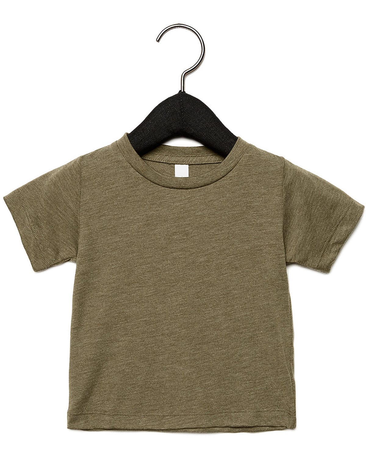 Bella Canvas T-Shirts 3-6MOS / Olive Triblend Bella+Canvas 3413B: Infant Baby Triblend T-Shirt