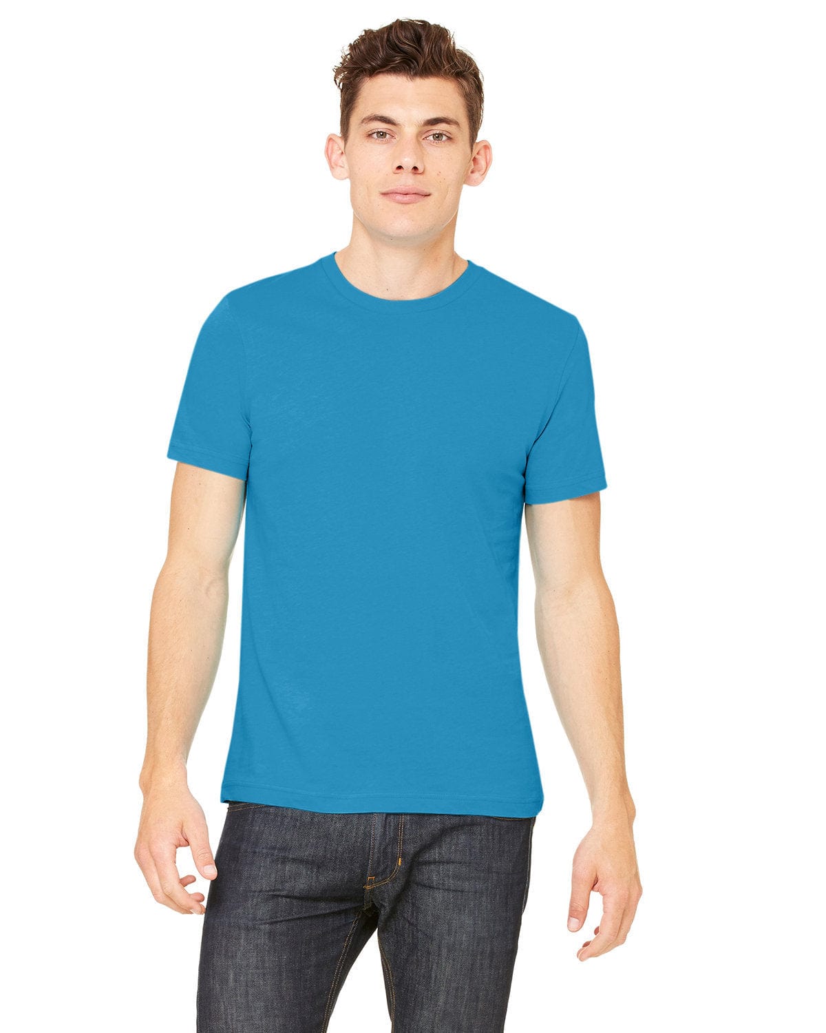Bella Canvas T-Shirts 4XL / Aqua Bella+Canvas 3001C: Unisex Jersey T-Shirt