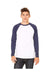 Bella Canvas T-Shirts Bella&Canvas 3000C: Men's Long Sleeve Baseball T- Shirt