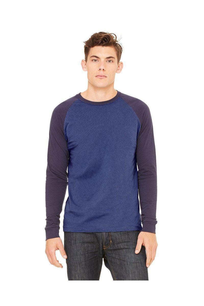 Bella Canvas T-Shirts Bella&Canvas 3000C: Men's Long Sleeve Baseball T- Shirt