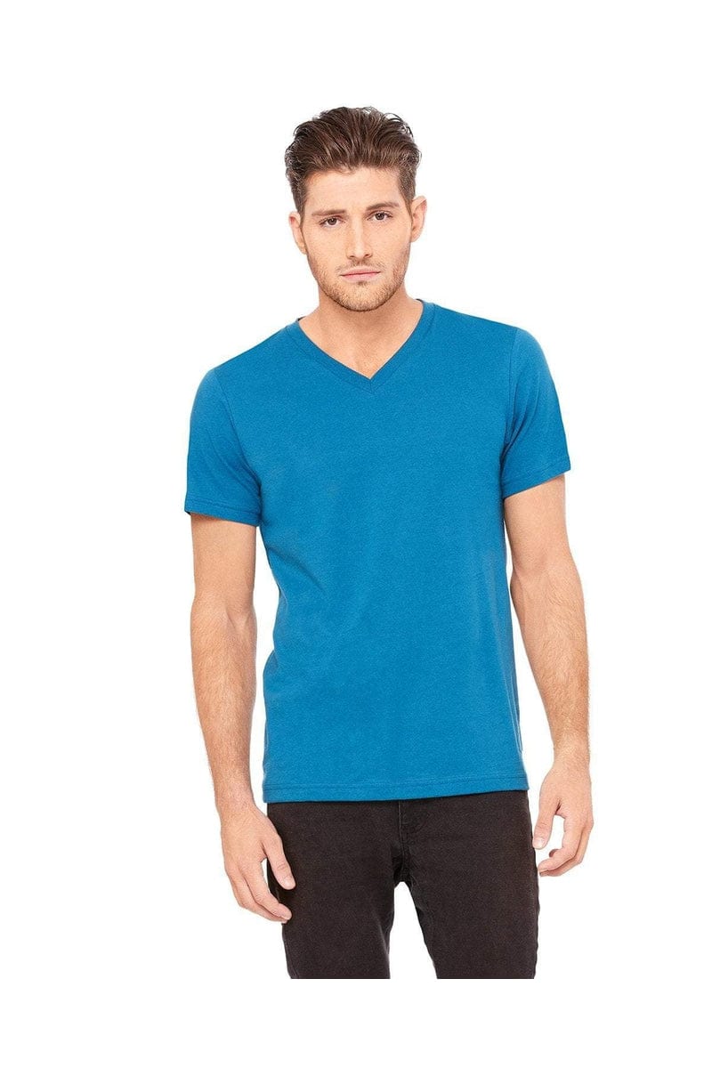 Bella Canvas T-Shirts Bella+Canvas 3005: Unisex Jersey Short-Sleeve V-Neck T‑Shirt