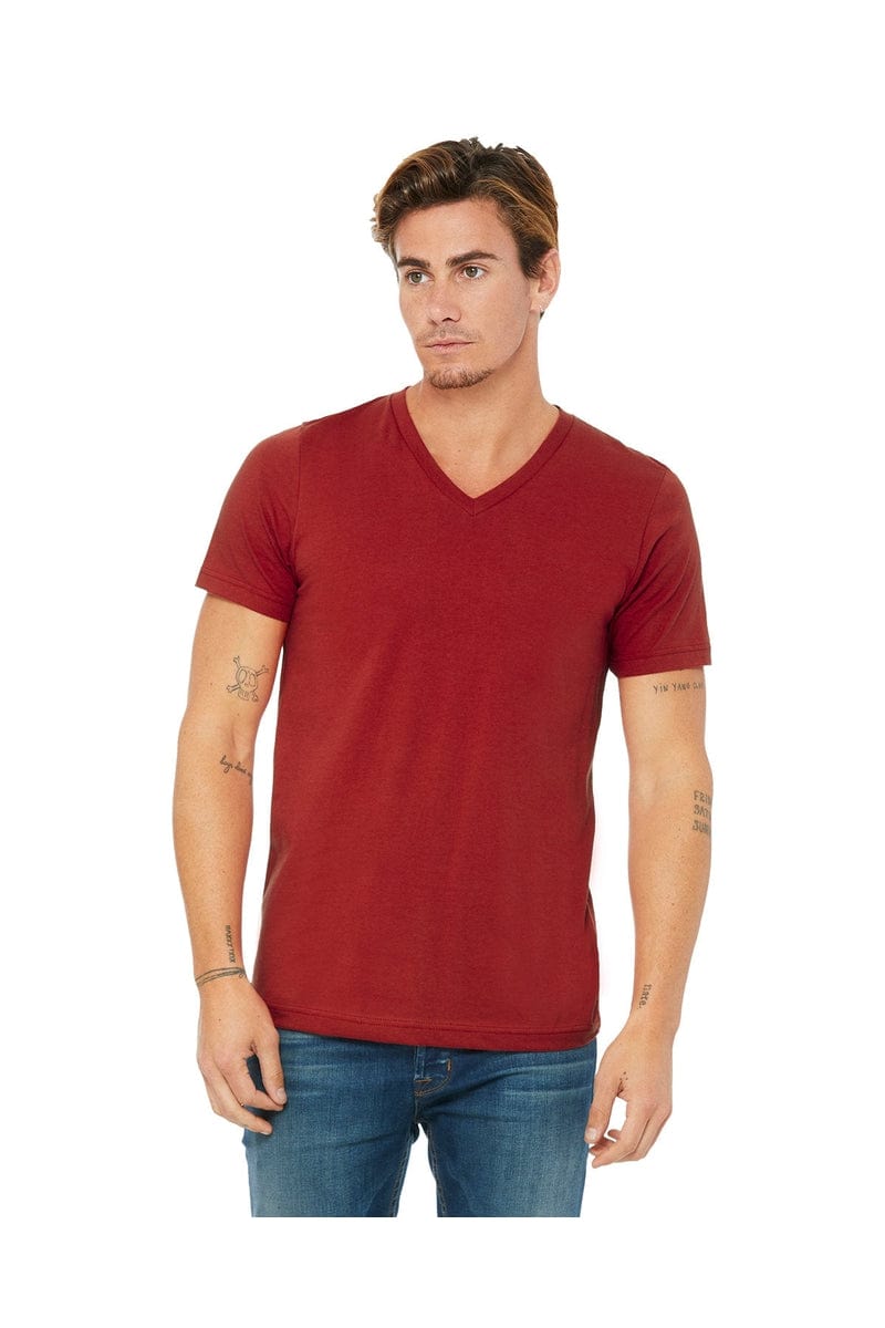 Bella Canvas T-Shirts Bella+Canvas 3005: Unisex Jersey Short-Sleeve V-Neck T‑Shirt