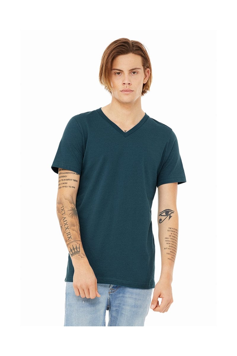Bella Canvas T-Shirts Bella+Canvas 3005: Unisex Jersey Short-Sleeve V-Neck T‑Shirt
