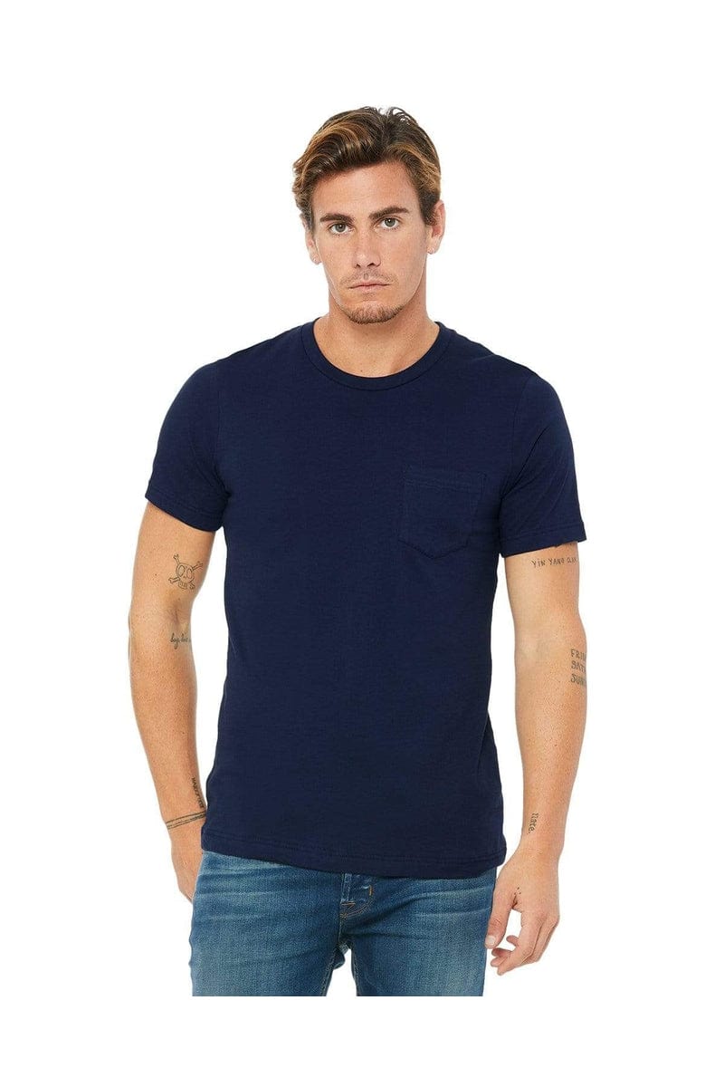 Bella Canvas T-Shirts Bella+Canvas 3021: Men's Jersey Pocket T-Shirt
