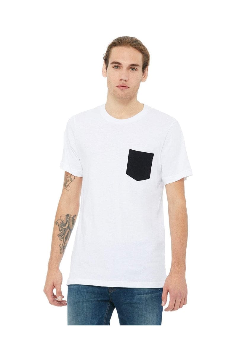 Bella Canvas T-Shirts Bella+Canvas 3021: Men's Jersey Pocket T-Shirt