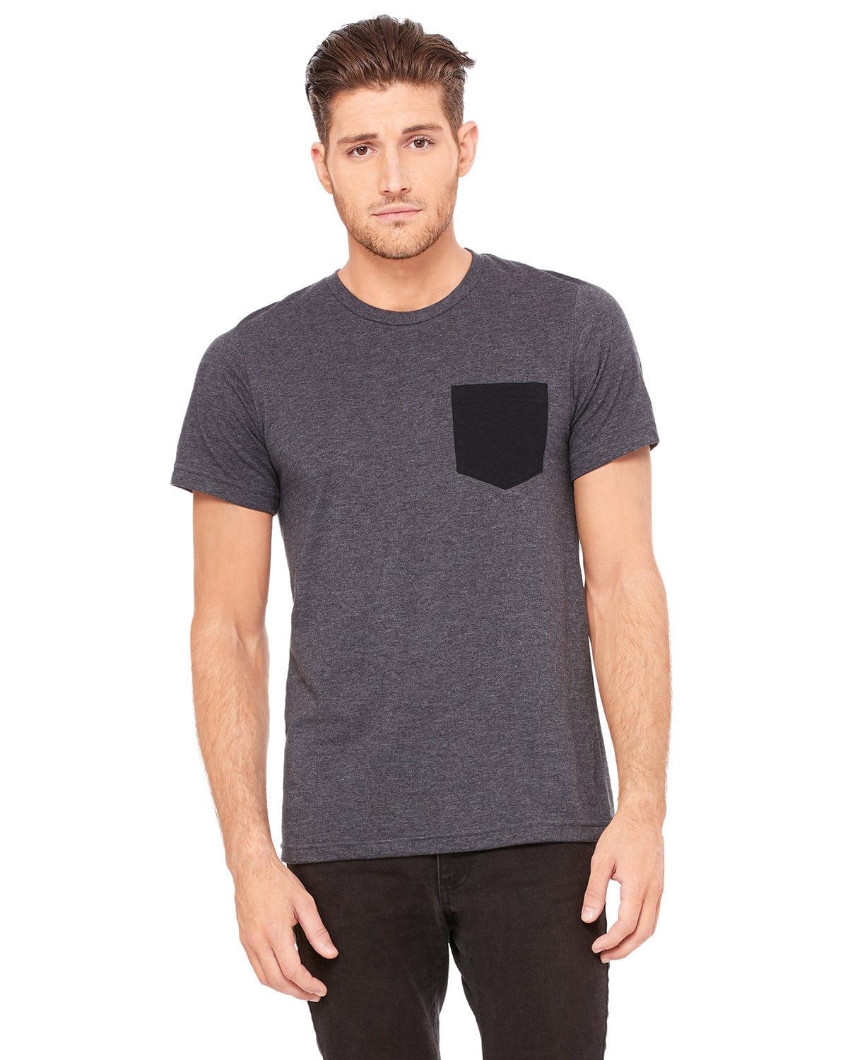 Bella Canvas T-Shirts Bella+Canvas 3021: Men's Jersey Short-Sleeve Pocket T-Shirt