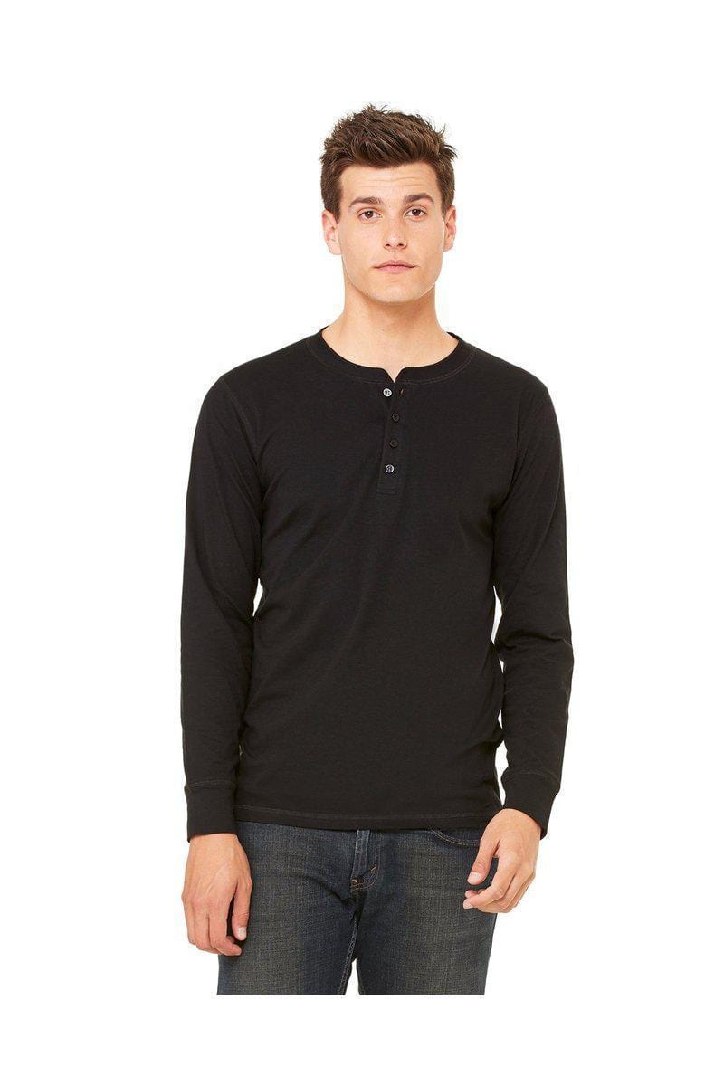 Bella Canvas T-Shirts Bella+Canvas 3150: Men's Long Sleeve Henley