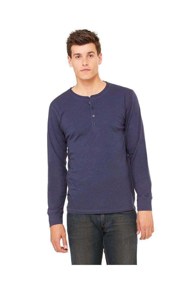 Bella Canvas T-Shirts Bella+Canvas 3150: Men's Long Sleeve Henley