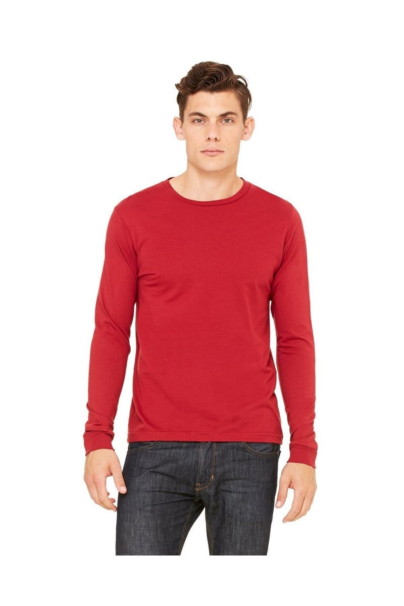 Bella Canvas T-Shirts Bella+Canvas 3501: Unisex Jersey Long-Sleeve T-Shirt