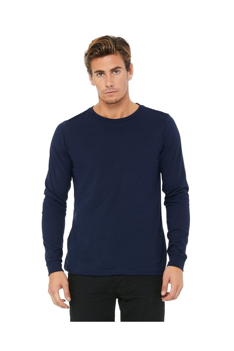 Bella Canvas T-Shirts Bella+Canvas 3501: Unisex Jersey Long-Sleeve T-Shirt