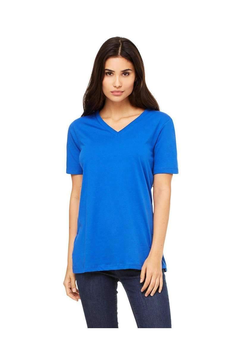 Bella Canvas T-Shirts Bella+Canvas 6405: Ladies' Relaxed Jersey Short-Sleeve V-Neck T-Shirt