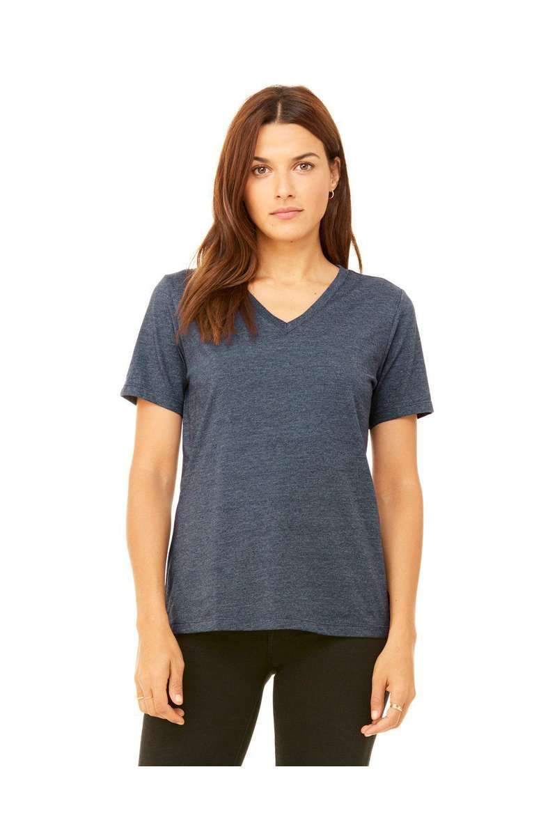 Bella Canvas T-Shirts Bella+Canvas 6405: Ladies' Relaxed Jersey Short-Sleeve V-Neck T-Shirt