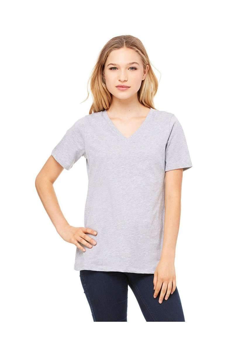 Bella Canvas T-Shirts Bella+Canvas 6405: Ladies' Relaxed Jersey Short-Sleeve V-Neck T-Shirt