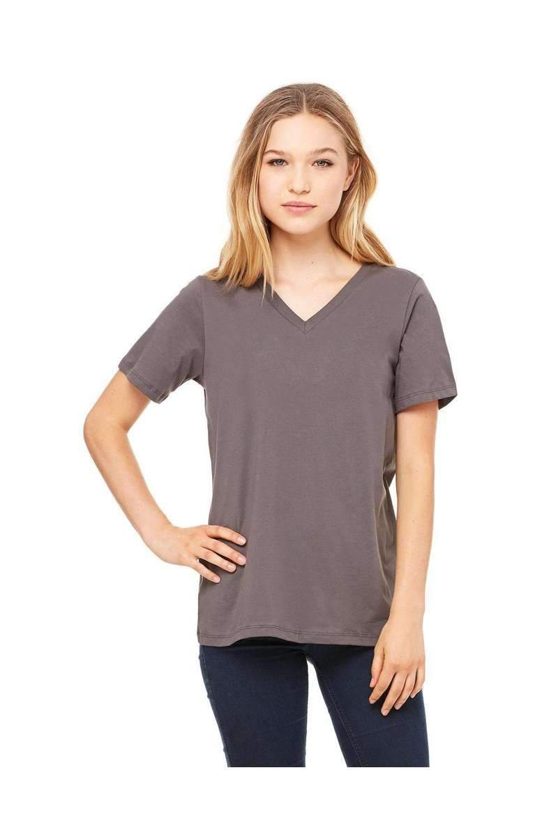 Bella Canvas T-Shirts Bella+Canvas 6405: Ladies' Relaxed Jersey Short-Sleeve V-Neck T-Shirt
