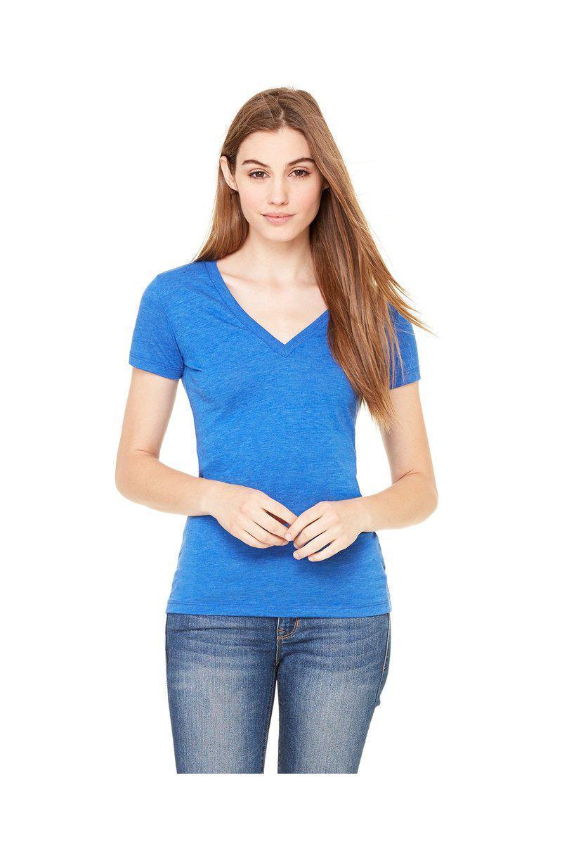 Bella Canvas T-Shirts Bella + Canvas 8435: Ladies Deep V-Neck Triblend T-Shirt