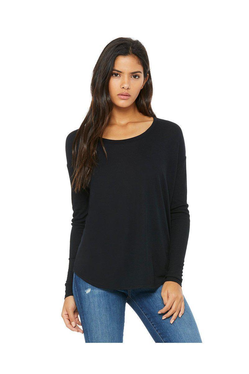 Bella Canvas T-Shirts Bella + Canvas 8852: Ladies' Flowy Long-Sleeve T Shirt