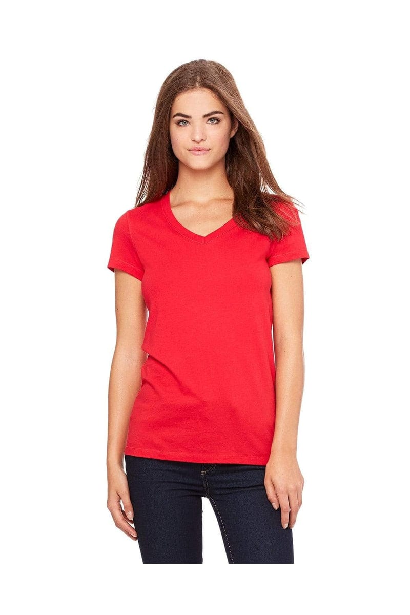 Bella Canvas T-Shirts Bella+Canvas B6005: Ladies' Jersey Short-Sleeve V-Neck T-Shirt