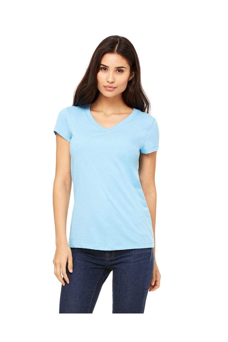 Bella Canvas T-Shirts Bella+Canvas B6005: Ladies' Jersey Short-Sleeve V-Neck T-Shirt
