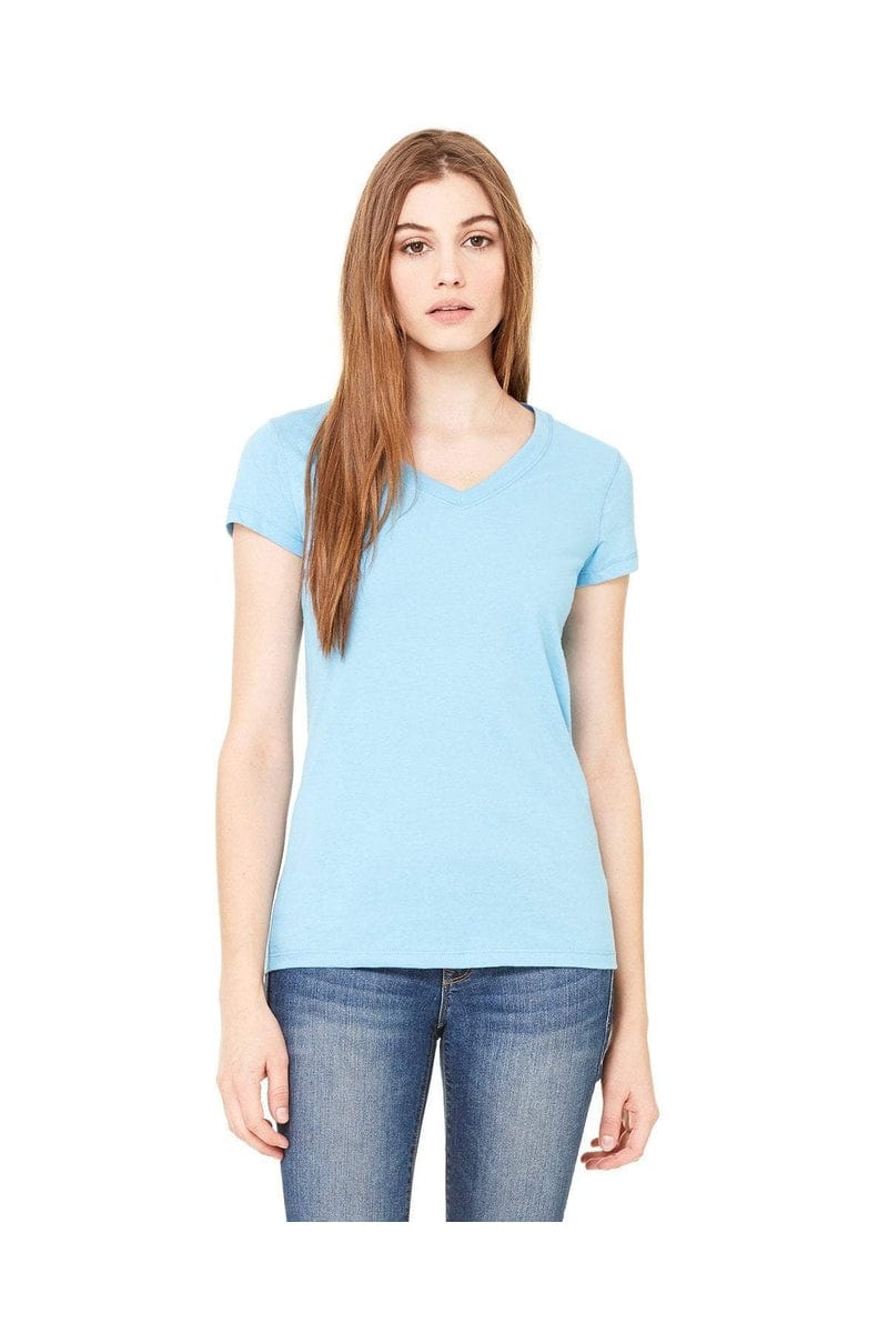 Bella Canvas T-Shirts Bella+Canvas B6005: Ladies' Jersey Short-Sleeve V-Neck T-Shirt
