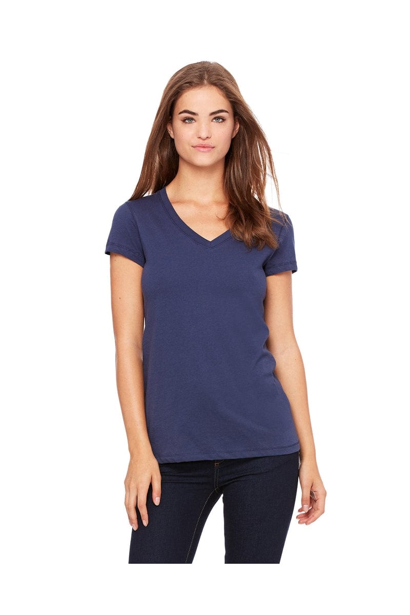 Bella Canvas T-Shirts Bella+Canvas B6005: Ladies' Jersey Short-Sleeve V-Neck T-Shirt