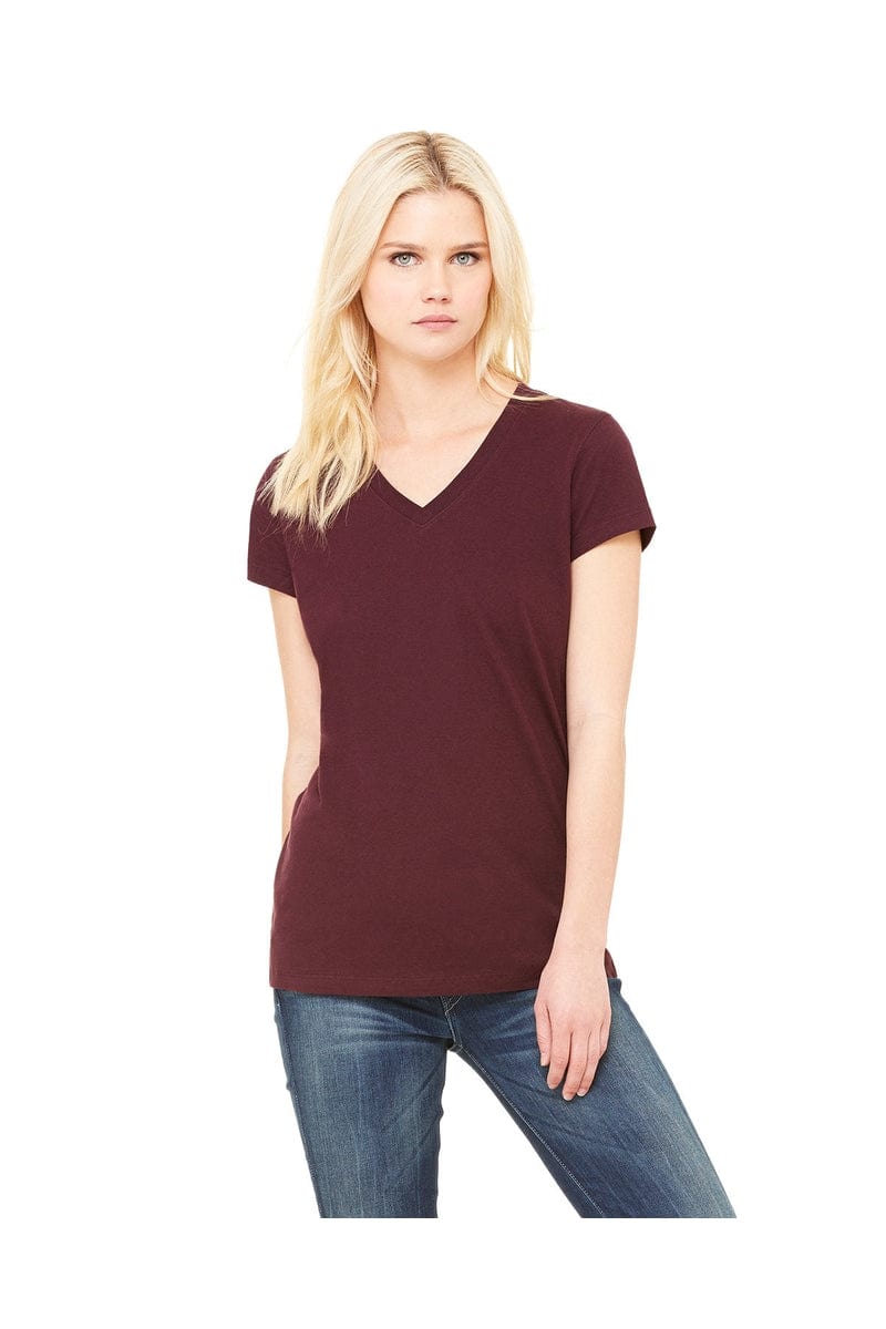 Bella Canvas T-Shirts Bella+Canvas B6005: Ladies' Jersey Short-Sleeve V-Neck T-Shirt