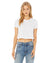 Bella Canvas T-Shirts Bella+Canvas B8882: Ladies' Flowy Cropped T-Shirt