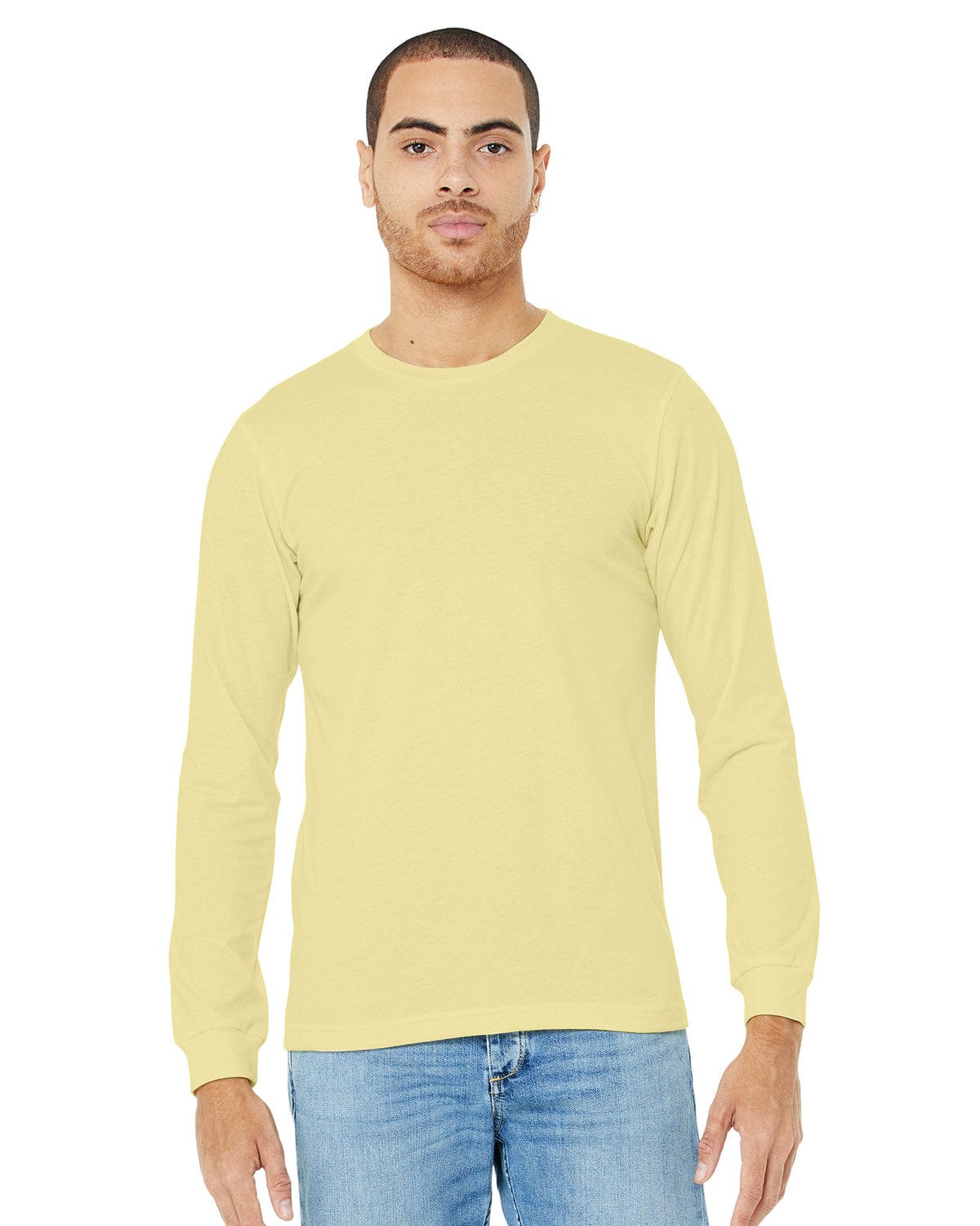 Bella Canvas T-Shirts M / Hth Frnch Vanlla Bella+Canvas 3501CVC | Unisex CVC Jersey Long-Sleeve T-Shirt