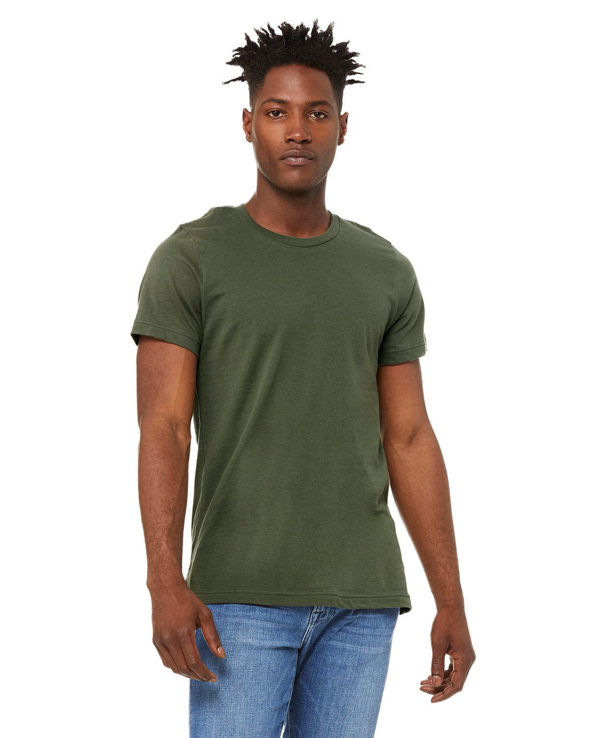 Bella Canvas T-Shirts M / Military Green Bella+Canvas 3001U: Unisex Made In The USA Jersey T-Shirt