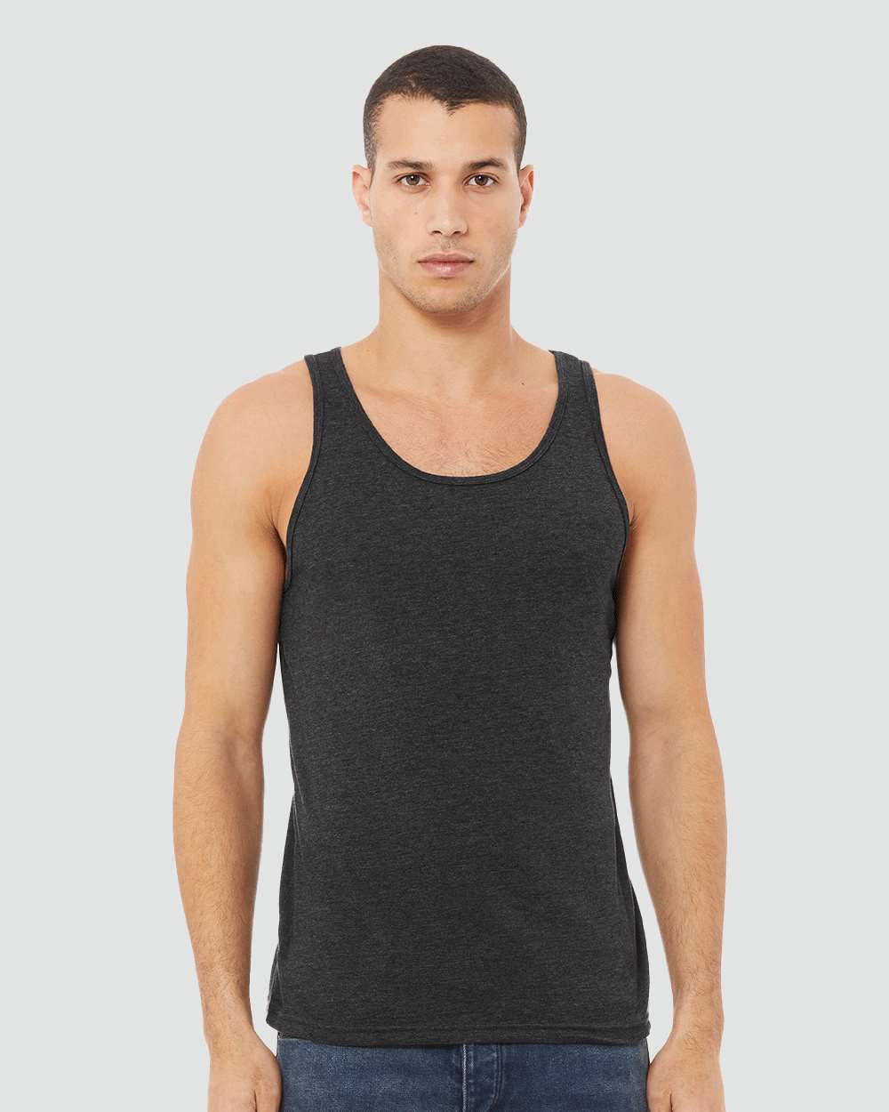 Bella Canvas T-Shirts - Premium XS / Dark Grey Heather BELLA+CANVAS 3480CVC Unisex Heather CVC Tank