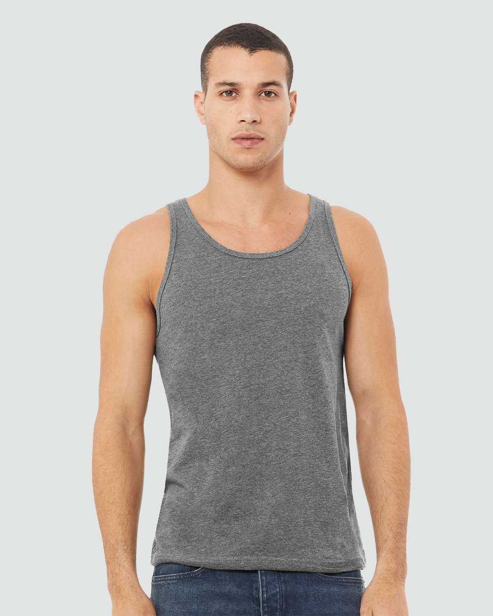 Bella Canvas T-Shirts - Premium XS / Deep Heather BELLA+CANVAS 3480CVC Unisex Heather CVC Tank