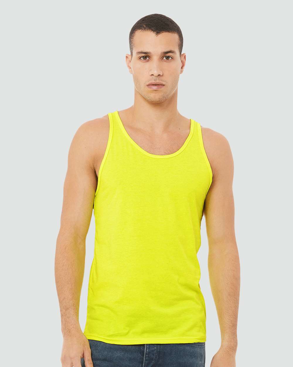 Bella Canvas T-Shirts - Premium XS / Neon Yellow BELLA+CANVAS 3480CVC Unisex Heather CVC Tank