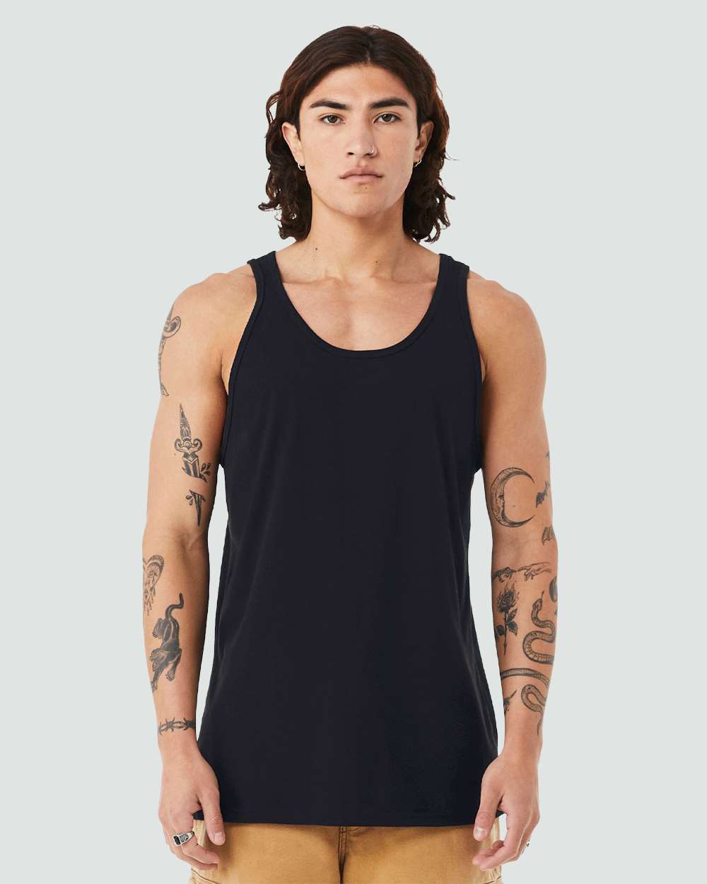 Bella Canvas T-Shirts - Premium XS / Solid Black Blend BELLA+CANVAS 3480CVC Unisex Heather CVC Tank