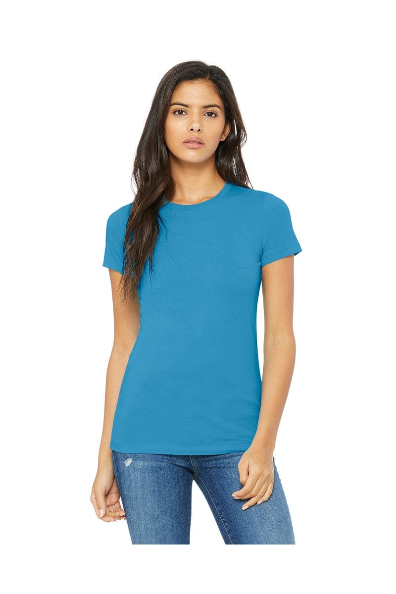 Bella Canvas T-Shirts S / Aqua Bella+Canvas 6004: Ladies' Slim Fit T-Shirt