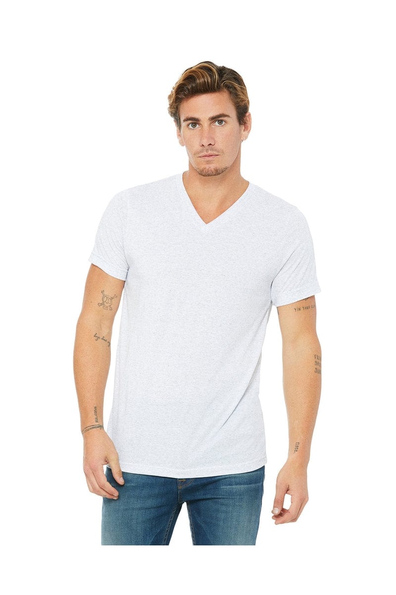 Bella Canvas T-Shirts S / Ash Bella+Canvas 3005: Unisex Jersey Short-Sleeve V-Neck T‑Shirt