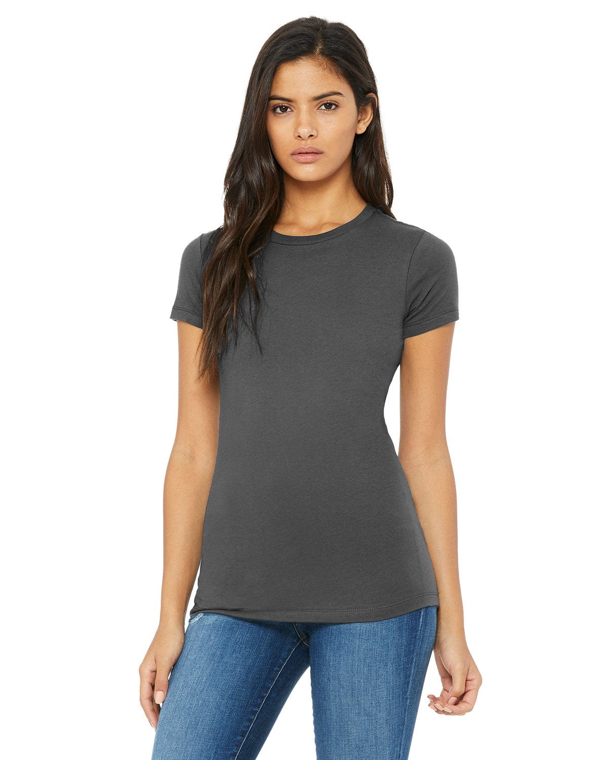 Bella Canvas T-Shirts S / Asphalt Bella+Canvas 6004: Ladies' Slim Fit T-Shirt