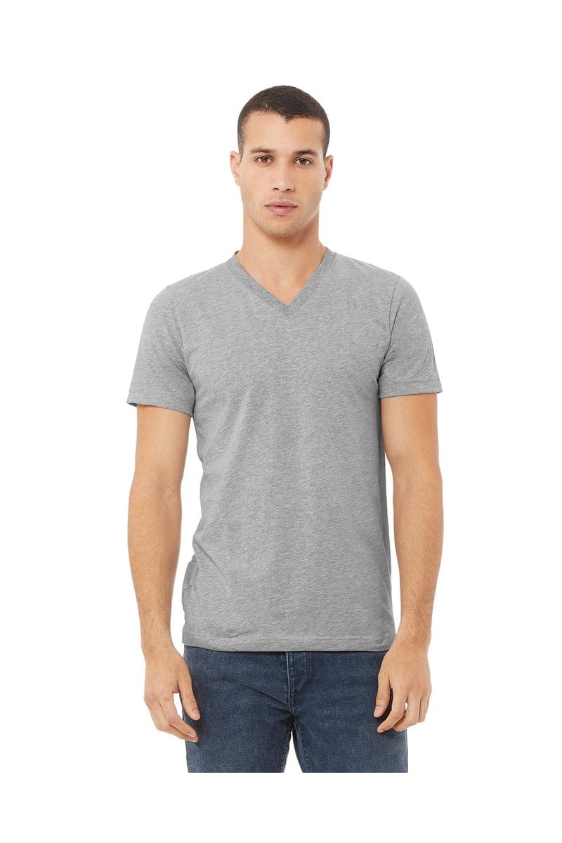 Bella Canvas T-Shirts S / Athletic Heather Bella+Canvas 3005: Unisex Jersey Short-Sleeve V-Neck T‑Shirt