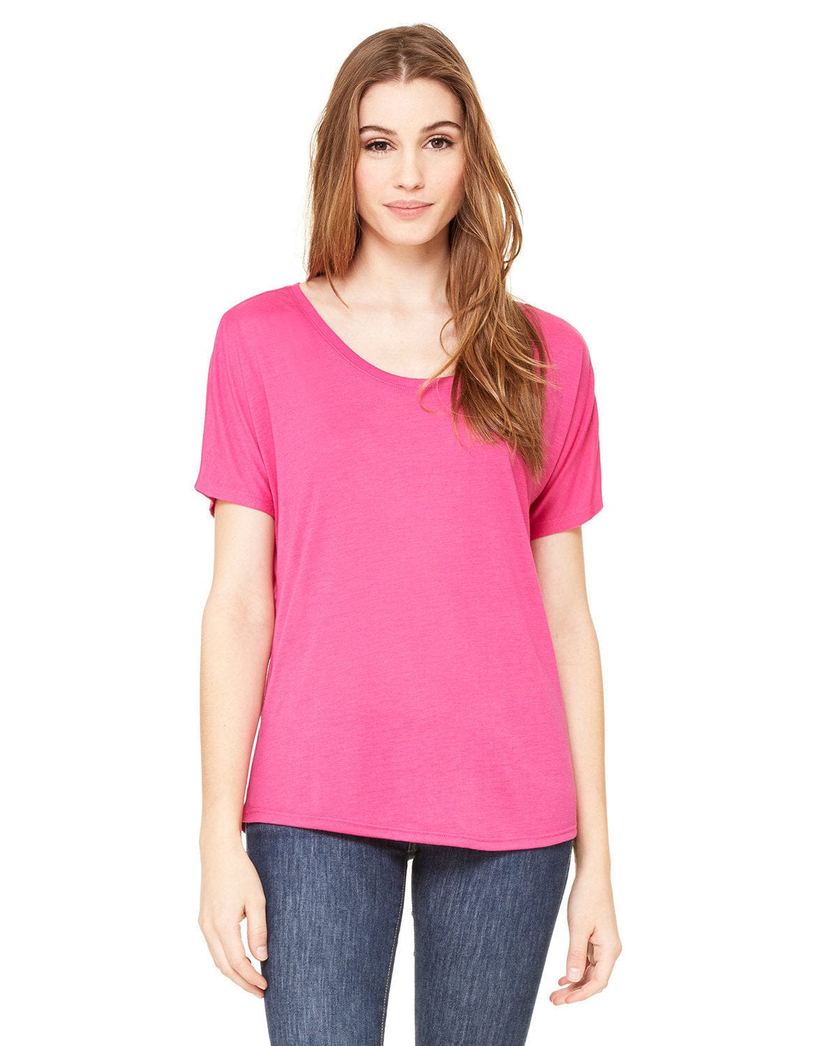 Bella Canvas T-Shirts S / Berry Bella+Canvas 8816: Women's Slouchy Tee