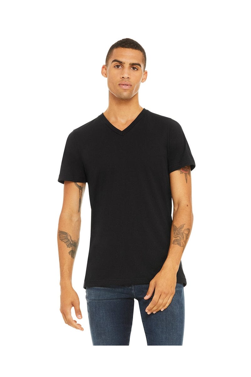 Bella Canvas T-Shirts S / Black Bella+Canvas 3005: Unisex Jersey Short-Sleeve V-Neck T‑Shirt