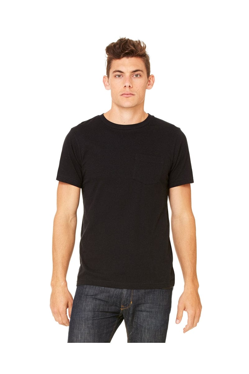 Bella Canvas T-Shirts S / Black Bella+Canvas 3021: Men's Jersey Pocket T-Shirt