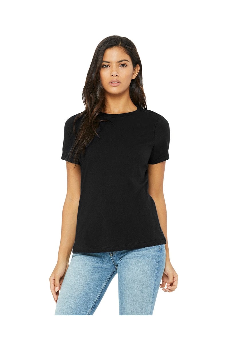 Bella Canvas T-Shirts S / Black Bella+Canvas B6400: Ladies' Relaxed Jersey Short-Sleeve T-Shirt