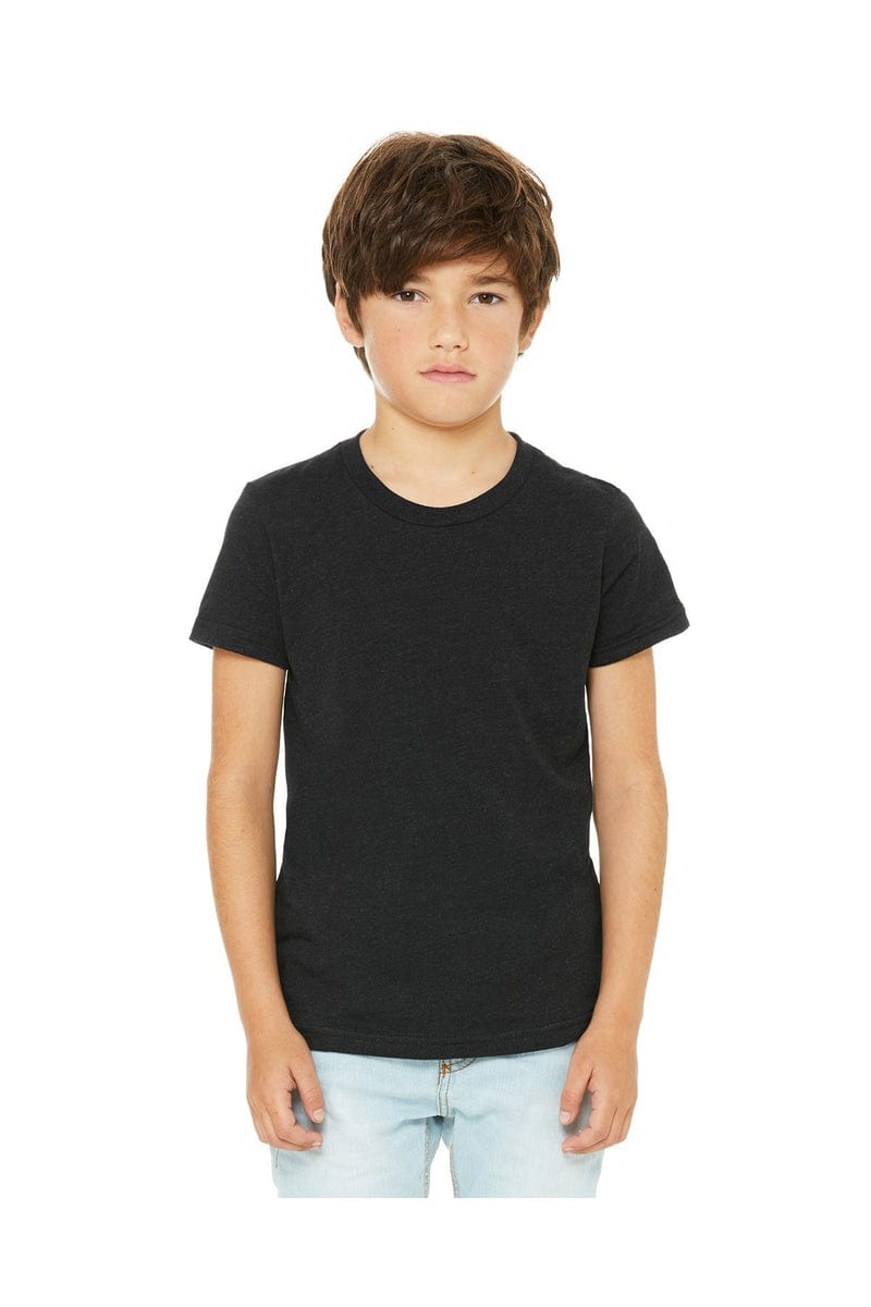Bella Canvas T-Shirts S / Black Heather Bella + Canvas 3001Y: Youth Jersey T-Shirt