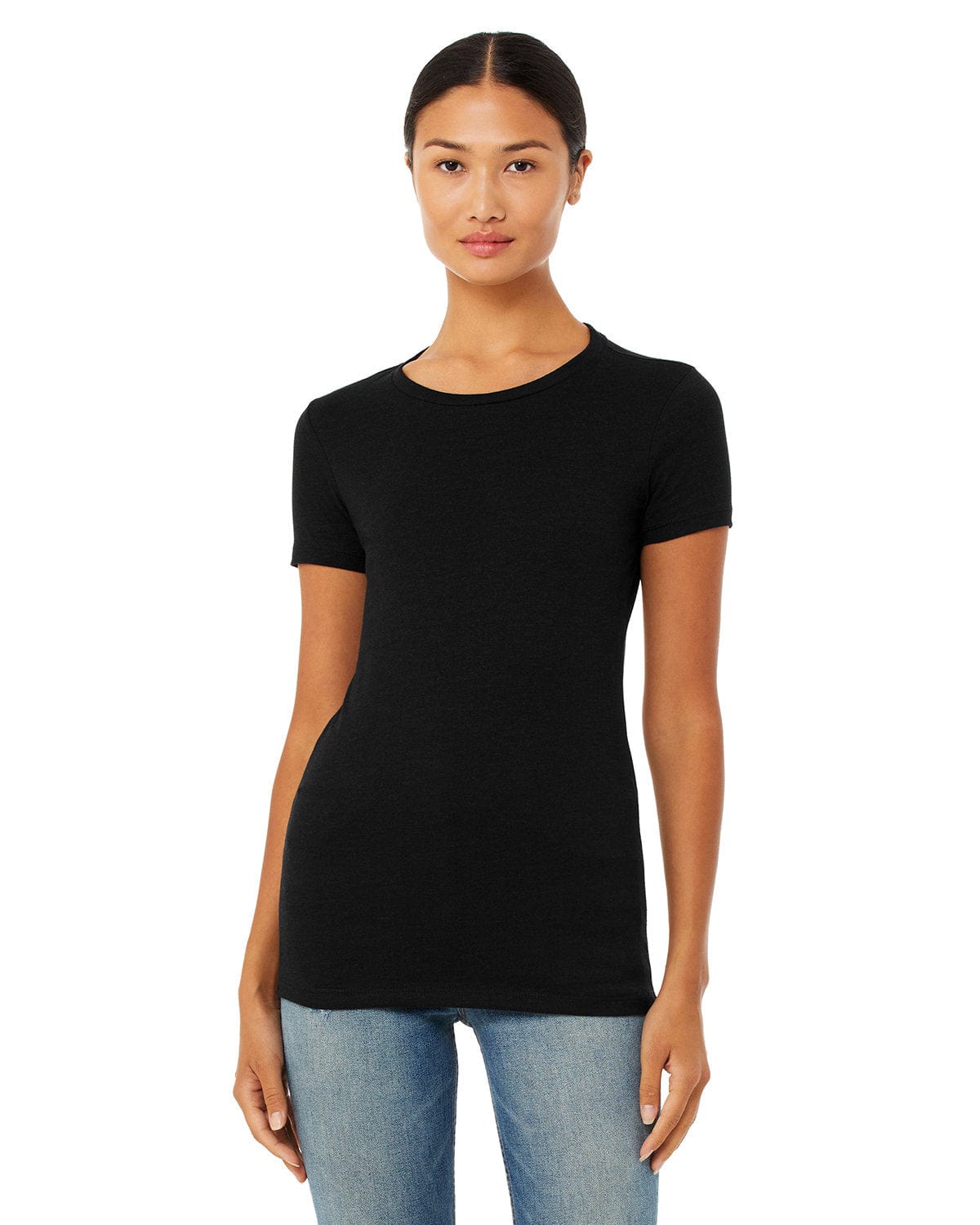 Bella Canvas T-Shirts S / Black Heather Bella+Canvas 6004: Ladies' Slim Fit T-Shirt