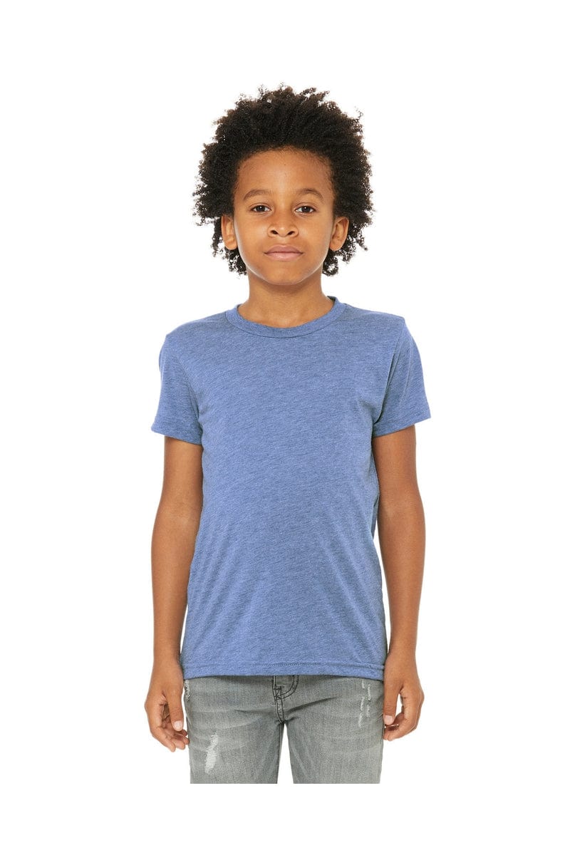 Bella Canvas T-Shirts S / Blue Triblend Bella+Canvas 3413Y: Youth Triblend Short Sleeve Tee