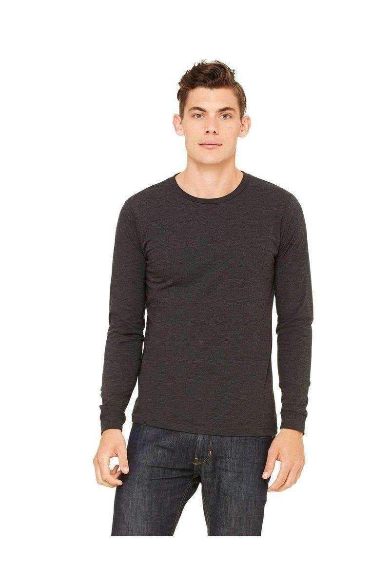 Bella Canvas T-Shirts S / Char Blck Trbln Bella+Canvas 3501: Unisex Jersey Long-Sleeve T-Shirt