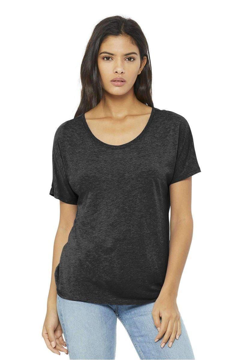 Bella Canvas T-Shirts S / Charcoal-Black Triblend Bella+Canvas 8816: Women's Slouchy Tee