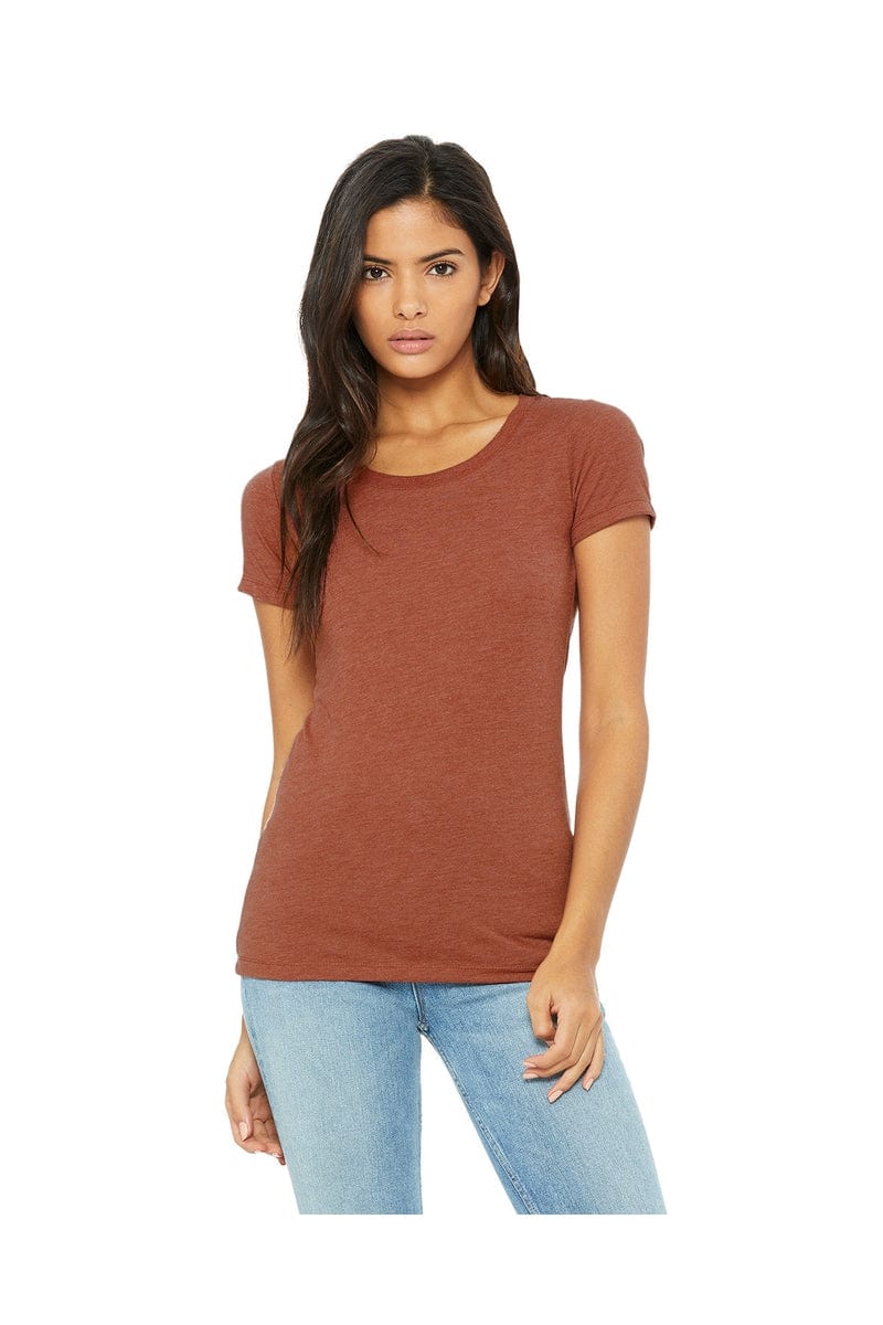 Bella Canvas T-Shirts S / Clay Triblend Bella+Canvas B8413: Ladies' Triblend Short-Sleeve T-Shirt
