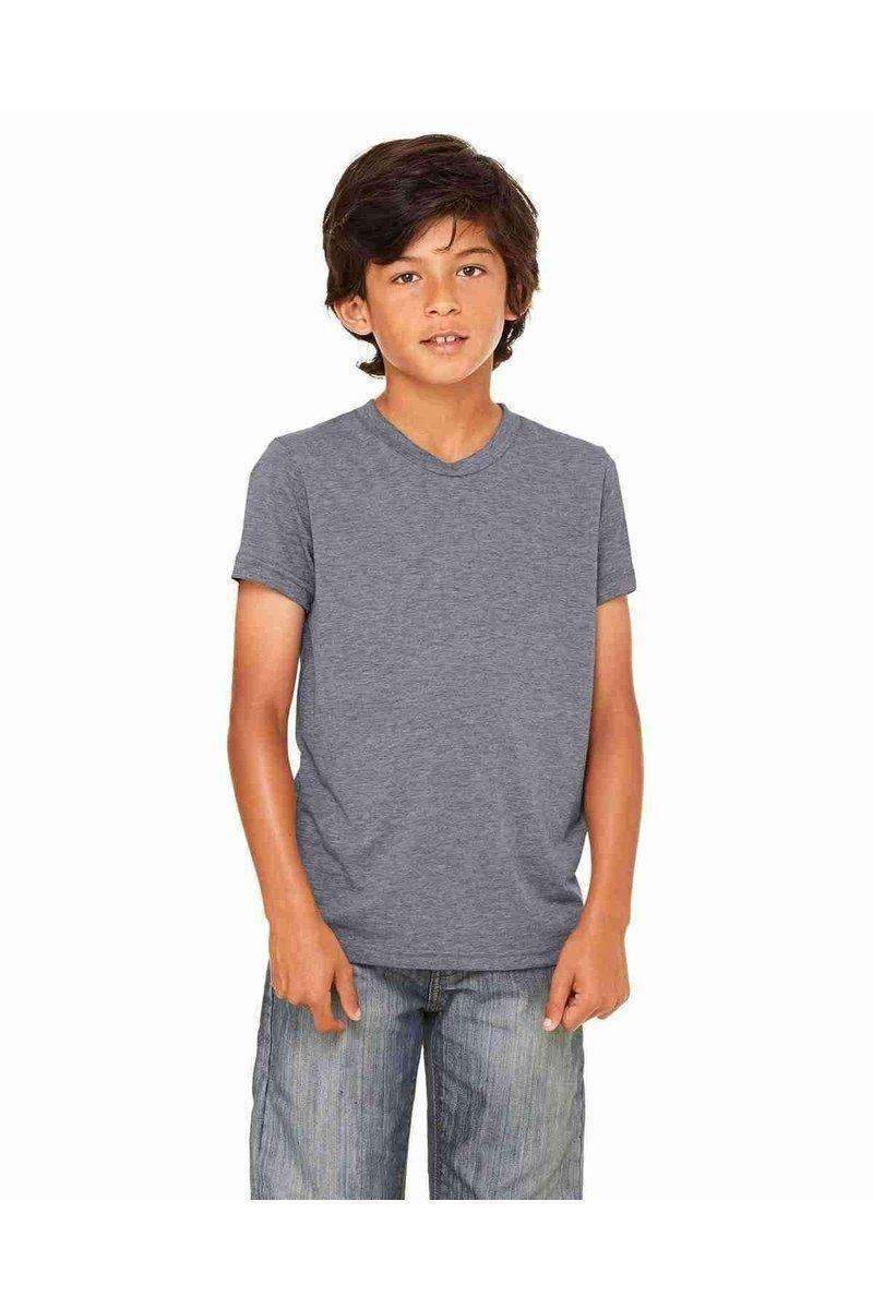 Bella Canvas T-Shirts S / Dark Grey Heather Bella + Canvas 3001Y: Youth Jersey T-Shirt