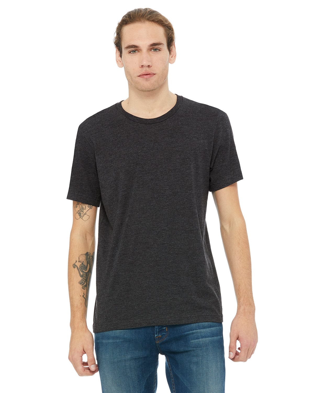 Bella Canvas T-Shirts S / Dark Gry Heather Bella+Canvas 3091: Unisex Heavyweight 5.5 Oz T-Shirt